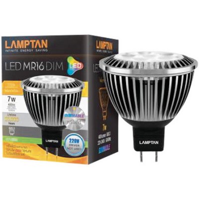 หลอด LED MR 16 DIM 7W WW 220V LAM