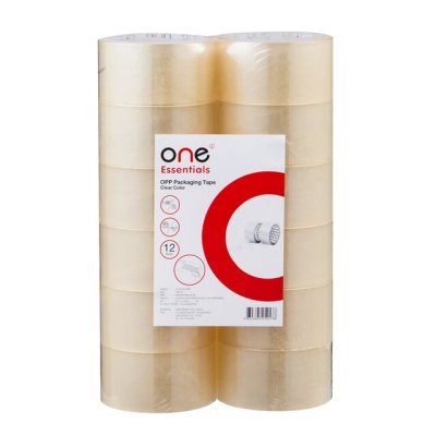เทป OPP 48mm.x45 หลา สีชา (แพ็ค 12 ม้วน )