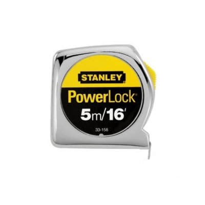 33-158 ตลับเมตร POWERLOCK 5ม. STANLEY (สีเงิน)