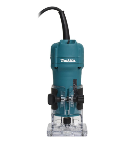 MAKITA เครื่องตกแต่งแกะสลักไม้ กำลังไฟ 530 วัตต์ ขนาดหัวจับดอก 6 มม. ความเร็วรอบ 6,000 RPM มีฉนวนสองชั้น รุ่น 3709
