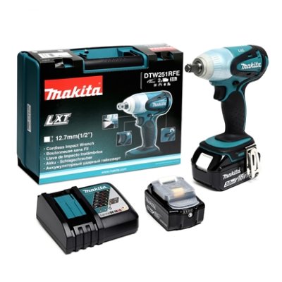 MAKITA บล็อกไร้สาย 1/2" (230N.M) 18V รุ่น DTW-251RFE 