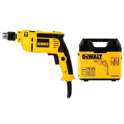 DEWALT สว่านกระแทกสำหรับงานหนัก รุ่น DWD022K-B1 10มม. 550วัตต์