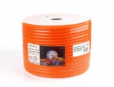 สายลม PU 12X8 (สีส้ม) 100เมตร/ม้วน