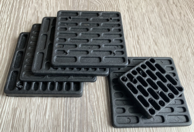 แผ่นพลาสติก Shim plate 80x80x5 mm.