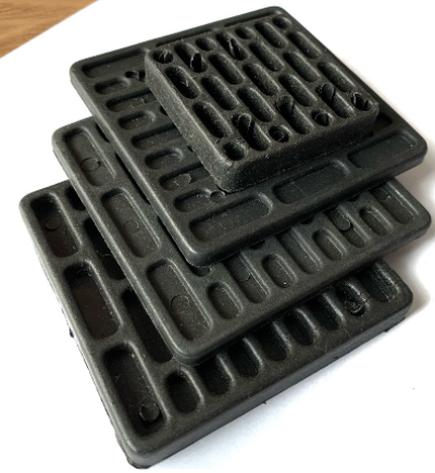 แผ่นพลาสติก Shim plate 80x80x5 mm.