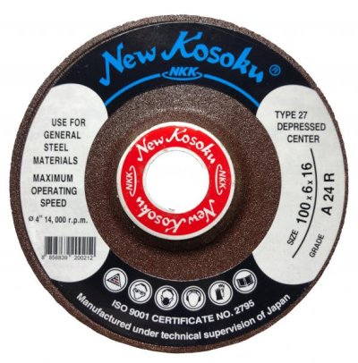 ใบเจียรเหล็ก 4"x6mm. NKK (หนา)
