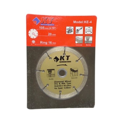 ใบเพชรตัดคอนกรีต หินอ่อน 4" KT KE-4