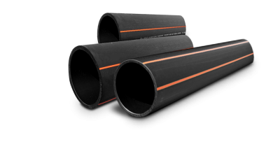ท่อร้อยสายไฟ HDPE PN8 PE80 160mm. มอก. (6เมตร/ท่อน)