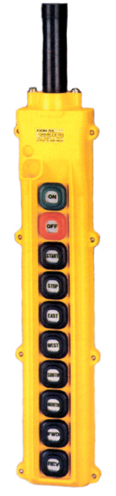 รีโมทเครน Schneider 8ปุ่ม สวิต ปิด-เปิด 2สปีด