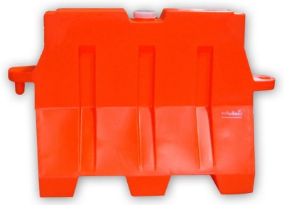 STW02-01 แผงกั้นจราจรบรรจุน้ำได้ (แบริเออร์) 50x100x80 ซม.