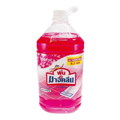 น้ำยาทำความสะอาดพื้น มาจิคลีน สีชมพู 5200 มล.