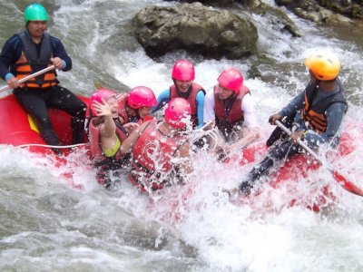 Rafting 5.5 KM + Zipline 10 Stations + Elephant 30 Mins. +  ATV 30 Mins. ATV Full day Tour