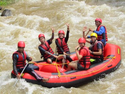 Rafting 5.5 KM + Zipline 10 Stations + Elephant 30 Mins. +  ATV 30 Mins. ATV Full day Tour