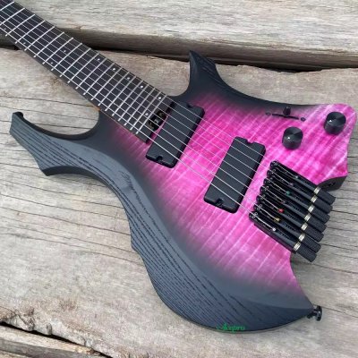 Bellona 7 Roasted Ash with Veneer Burl Maple Pinkburst HH Active