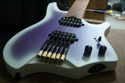 Headless White Burst