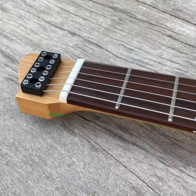 Rhea Roasted Ash with Veneer Flame Maple Blueburst HH