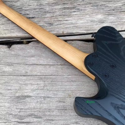 Rhea Roasted Ash with Veneer Flame Maple Blueburst HH