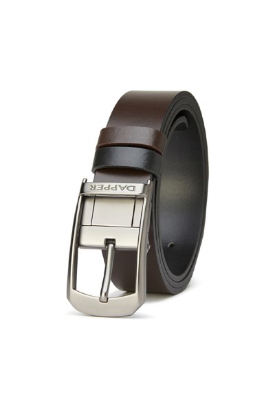 เข็มขัดหนังแท้ Classic Pin Buckle Reversible Belt
