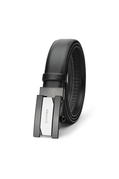 Ratchet Belt with Automatic Click Buckle