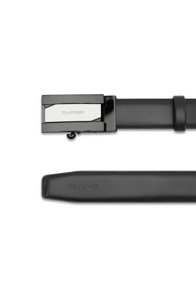Ratchet Belt with Automatic Click Buckle