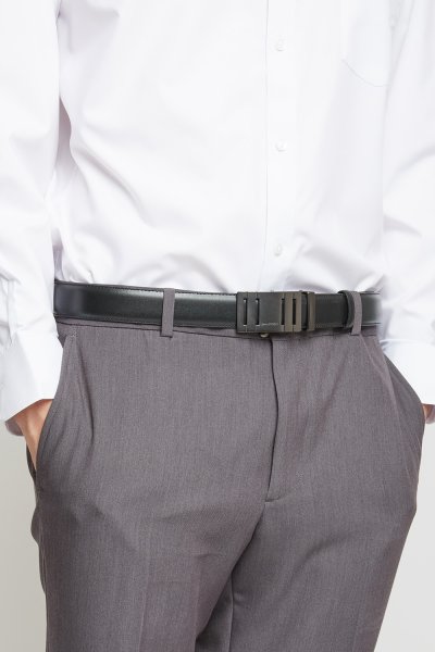 Ratchet Belt with Automatic Buckle
