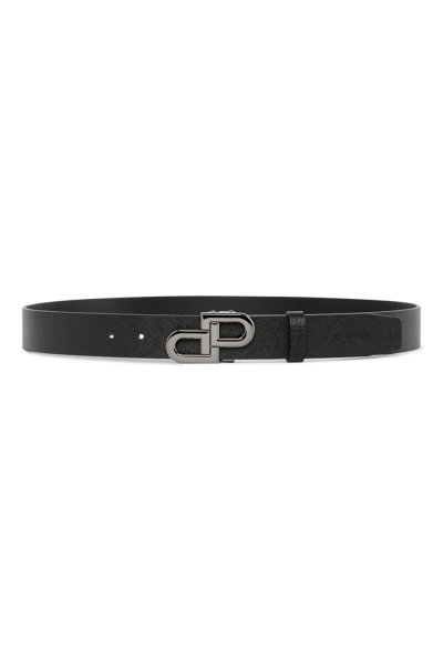 เข็มขัดหนังแท้ DP Iconic Buckle Saffiano Belt
