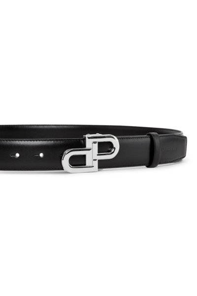 เข็มขัดหนังแท้ DP Iconic Silver Buckle