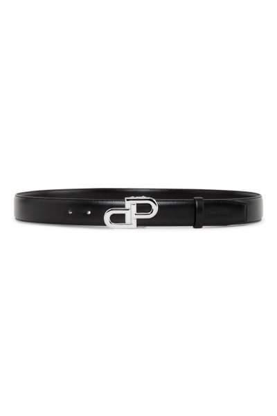 เข็มขัดหนังแท้ DP Iconic Silver Buckle