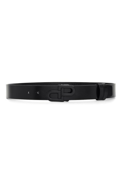 DP Iconic Matte Buckle Leather Belt