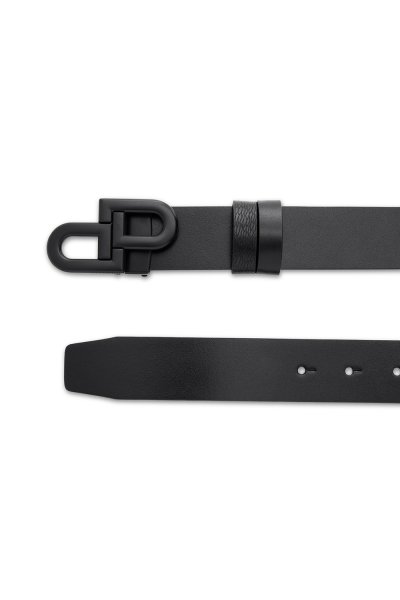 DP Iconic Matte Buckle Leather Belt