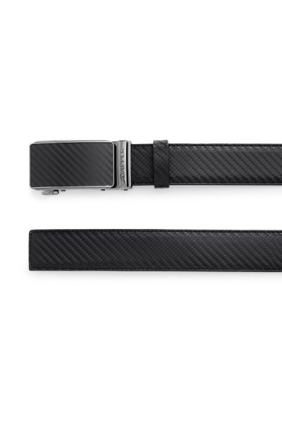 เข็มขัดหนังแท้ Carbon Fiber Ratchet Belt