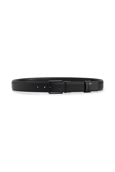เข็มขัดหนังแท้ Diagonal Reversible Pin Buckle Belt