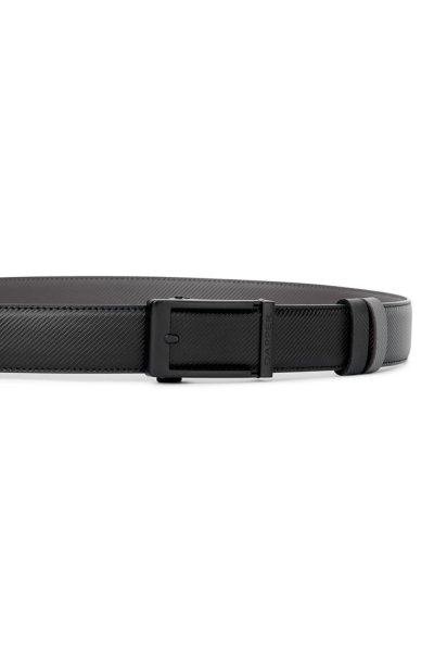 เข็มขัดหนังแท้ Diagonal Ratchet Belt with Automatic Buckle