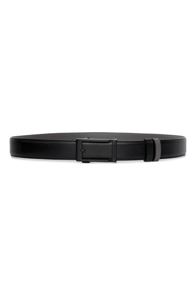 เข็มขัดหนังแท้ Diagonal Ratchet Belt with Automatic Buckle