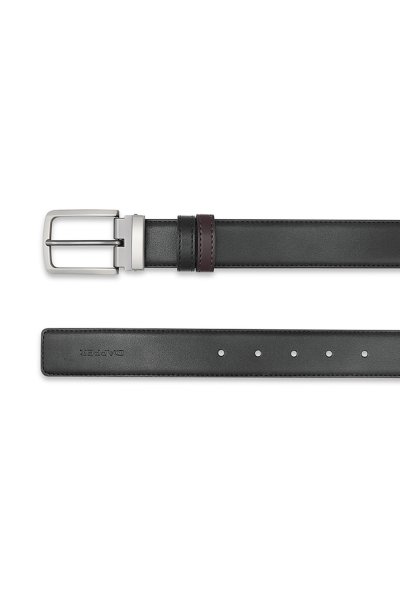 เข็มขัดผู้ชาย Essential Vegan Leather Belt - Black