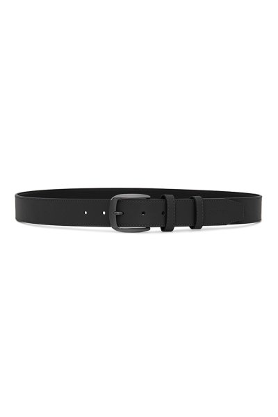 เข็มขัดผู้ชาย Classic Vegan Leather Belt - Black