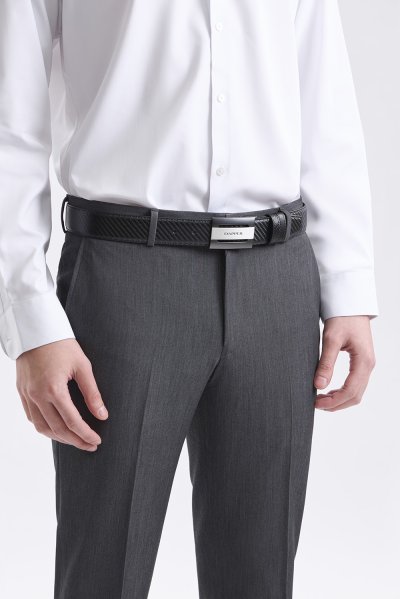 เข็มขัดหนัง Carbon Fiber Reversible Belt