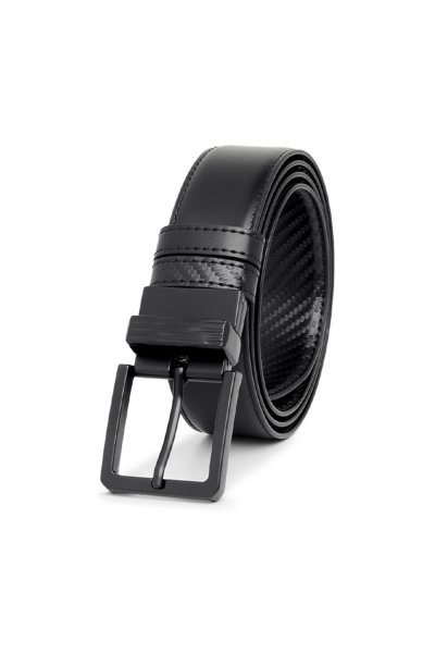 เข็มขัดหนัง Carbon Fiber Matte Reversible Belt