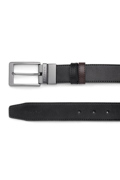 เข็มขัดหนัง Black & Brown Reversible Belt