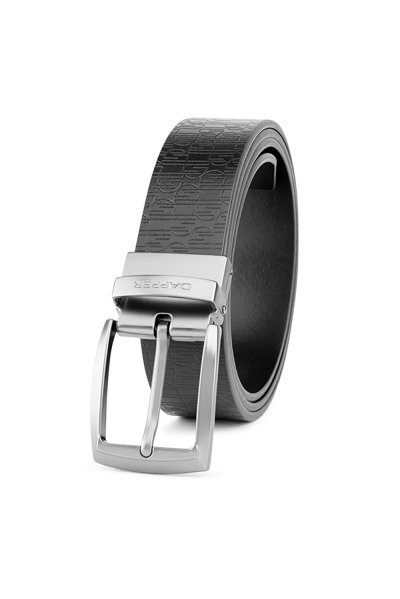 ชุดของขวัญ DP Monogram Wallet & Reversible Belt Gift Set – Black