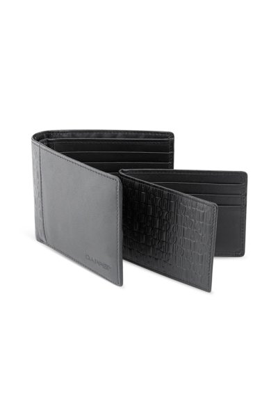 ชุดของขวัญ DP Monogram Wallet & Reversible Belt Gift Set – Black
