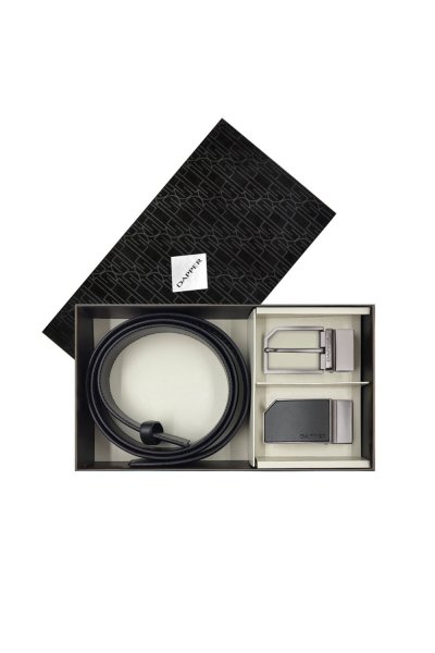ชุดของขวัญ DAPPER Snip Corner Reversible Belt Gift Set