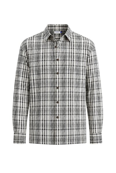 เสื้อเชิ้ตแขนยาว Timber Check Print Shirt
