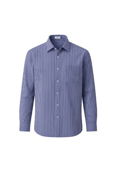 Linen Blend Striped Shirt