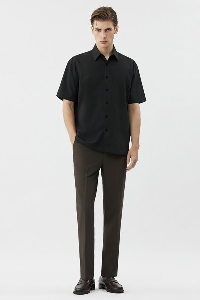 Textured Seersucker Shirt