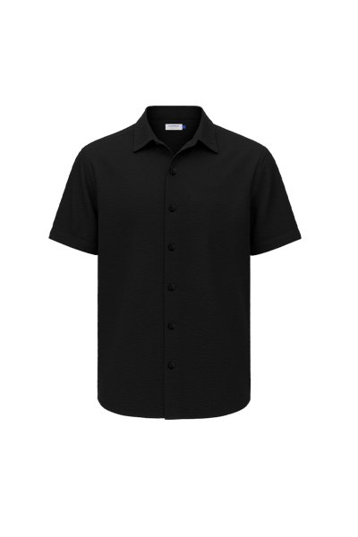 Textured Seersucker Shirt