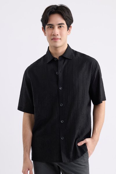 Floral Jacquard Shirt