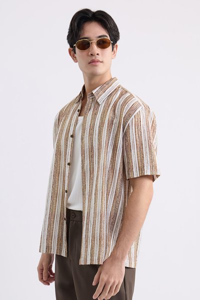 Striped Flowing Shirt