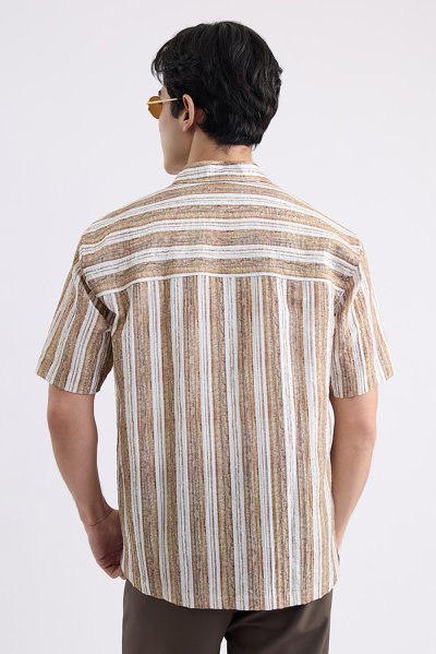 Striped Flowing Shirt