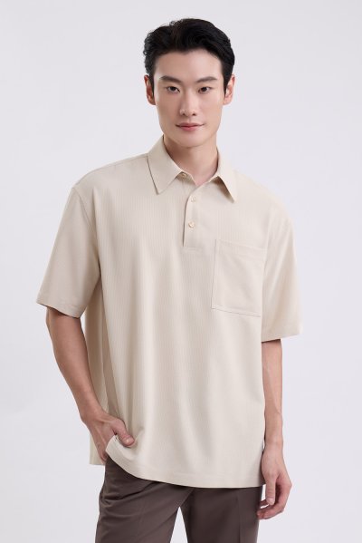 Seersucker Relaxed-Fit Shirt